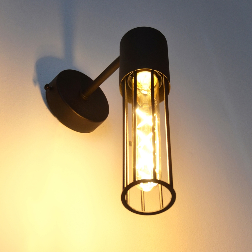 Nástěnná lampa MELODY 1xE27/15W/230V černá