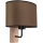 Nástěnná lampa MERCEDES 1xE27/25W/230V hnědá/dub