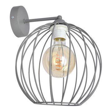 Nástěnná lampa MERCURE 1xE27/15W/230V šedá