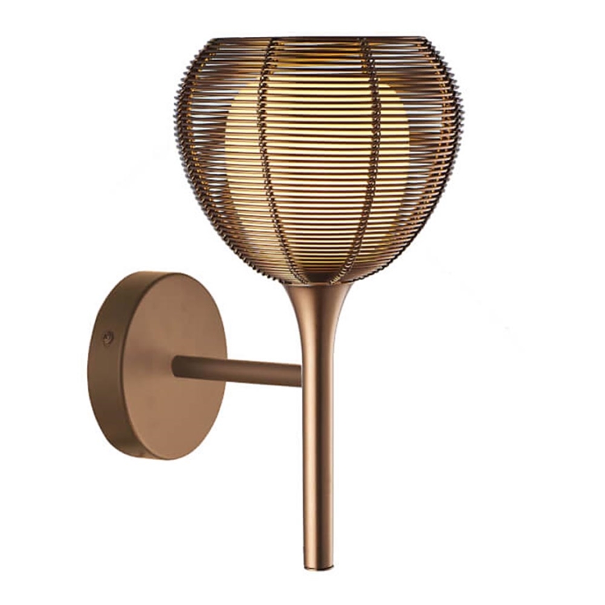 Nástěnná lampa NEST 1xE14/6W/230V měděná