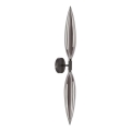 Nástěnná lampa NORDIC 2xG9/5W/230V černá/kouřová šedá