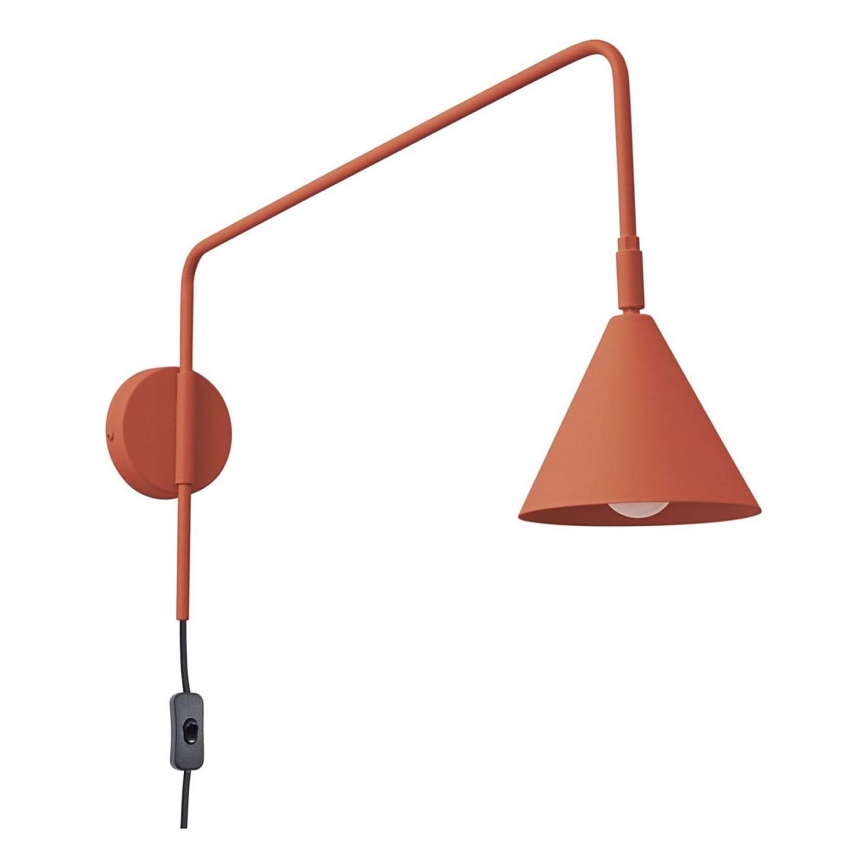 Nástěnná lampa NOX 1xE14/10W/230V oranžová