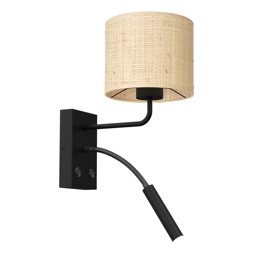 Nástěnná lampa RATTAN 1xE27/60W+1xG9/8W/230V ratan