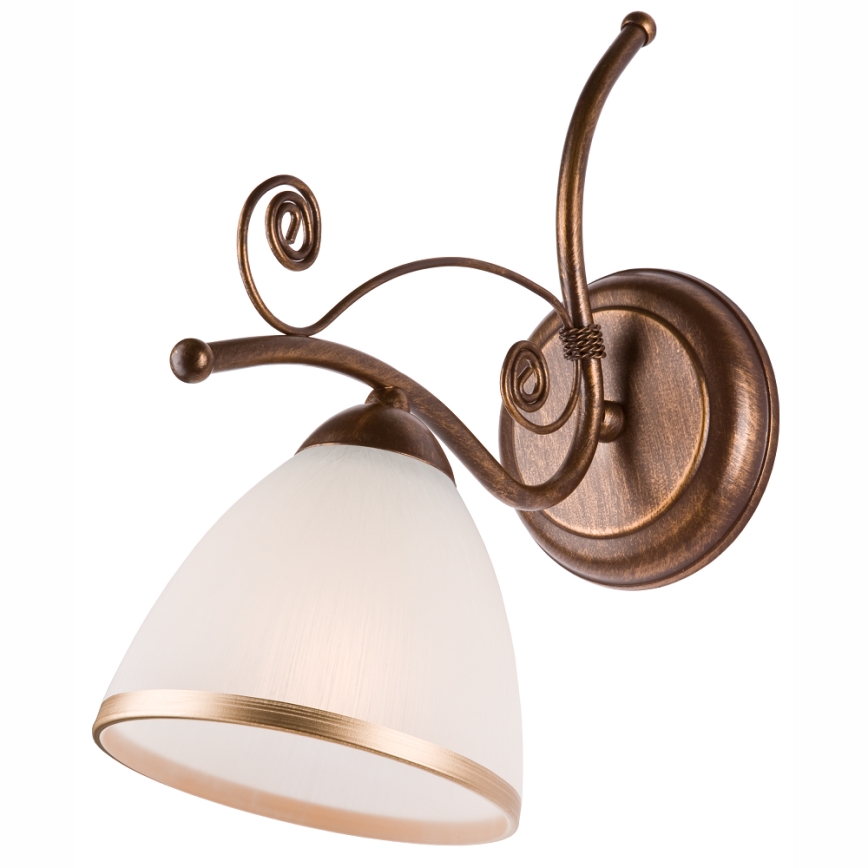 Nástěnná lampa RETRO II 1xE27/60W/230V bronz patina