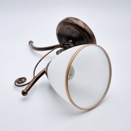 Nástěnná lampa RETRO II 1xE27/60W/230V bronz patina