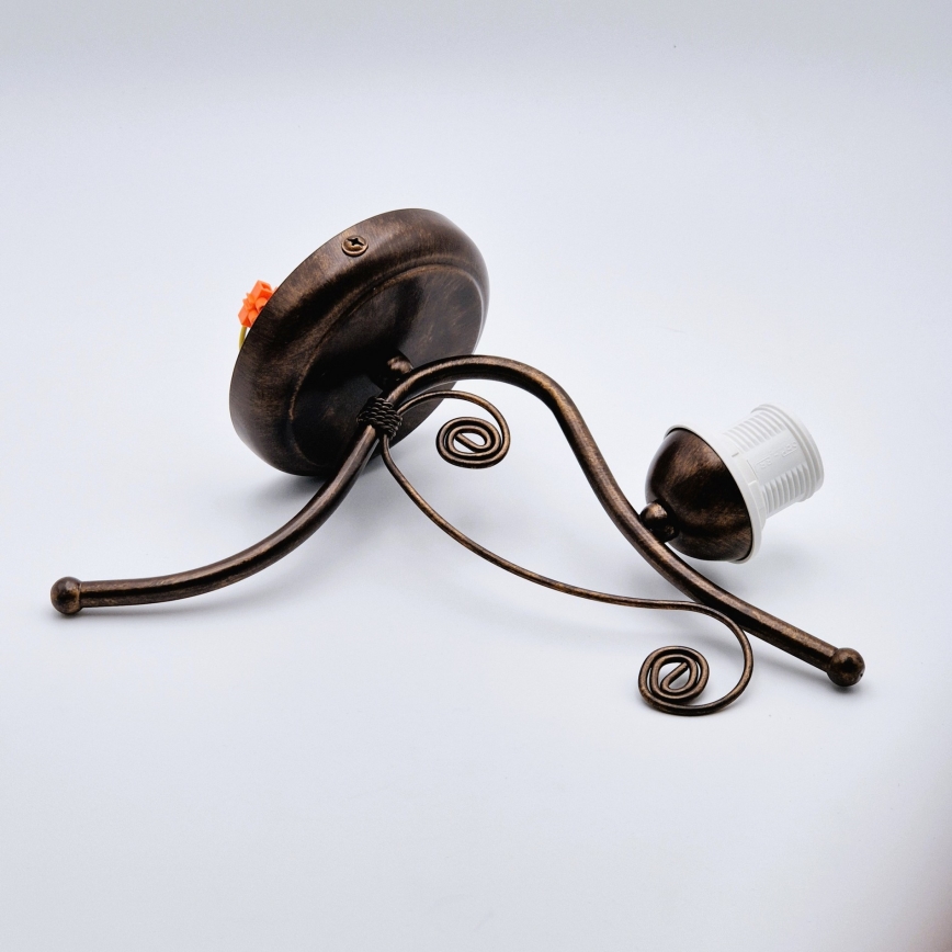 Nástěnná lampa RETRO II 1xE27/60W/230V bronz patina