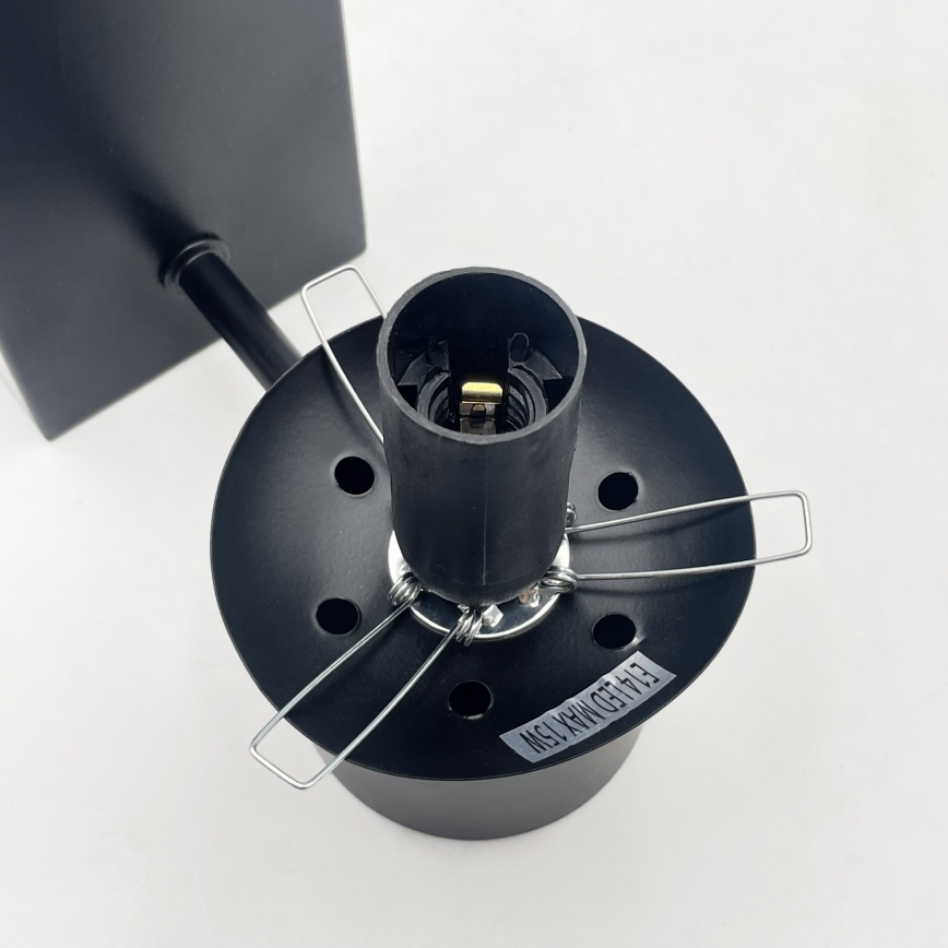 Nástěnná lampa SFERIO 1xE14/5W/230V černá/kouřová černá