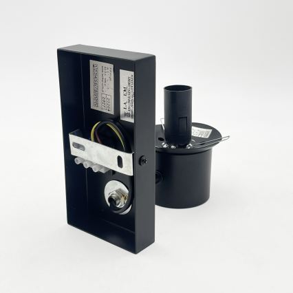 Nástěnná lampa SFERIO 1xE14/5W/230V černá/kouřová černá