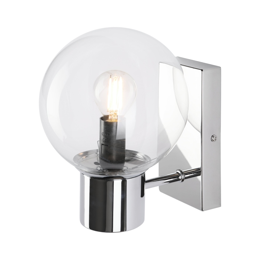 Nástěnná lampa SFERIO 1xE14/5W/230V lesklý chrom/čirá