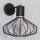 Nástěnná lampa SOLANO 1xE27/15W/230V černá/zlatá
