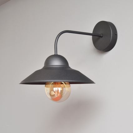 Nástěnná lampa SORAPIS 1xE27/15W/230V černá