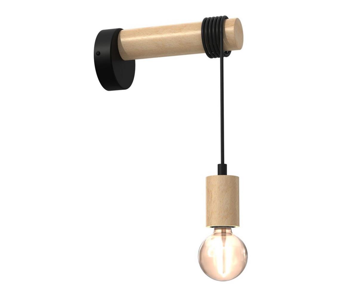 Milagro Nástěnná lampa VIGA 1xE27/60W/230V dřevo MI1779