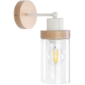 Nástěnná lampa WOODNEST 1xE27/15W/230V borovice/krémová