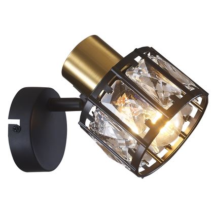 Nástěnná lampa ZAHARA 1xE27/10W/230V černá