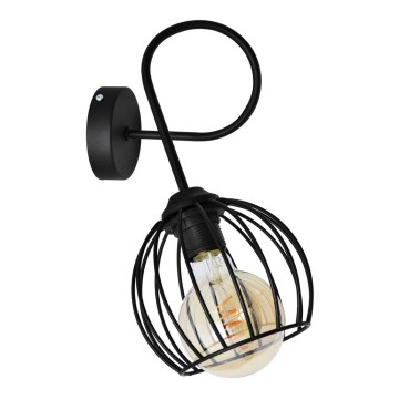 Nástěnná lampička OXFORD 1xE27/15W/230V černá