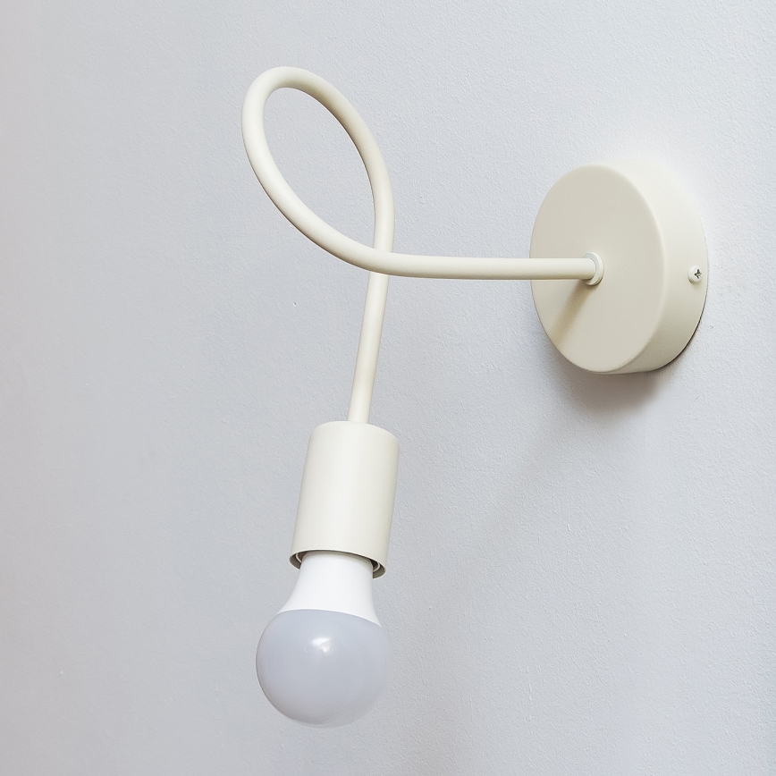 Nástěnná lampička OXFORD 1xE27/15W/230V krémová