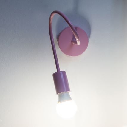 Nástěnná lampička OXFORD 1xE27/15W/230V růžová
