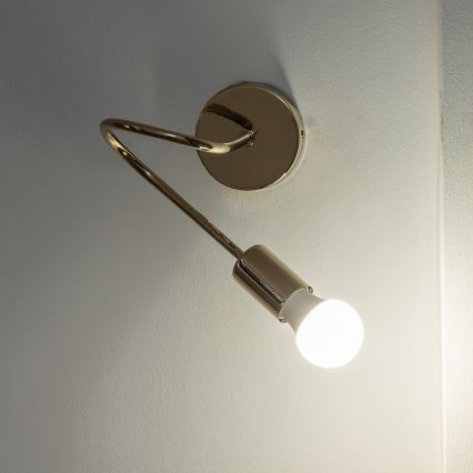 Nástěnná lampička OXFORD 1xE27/15W/230V zlatá