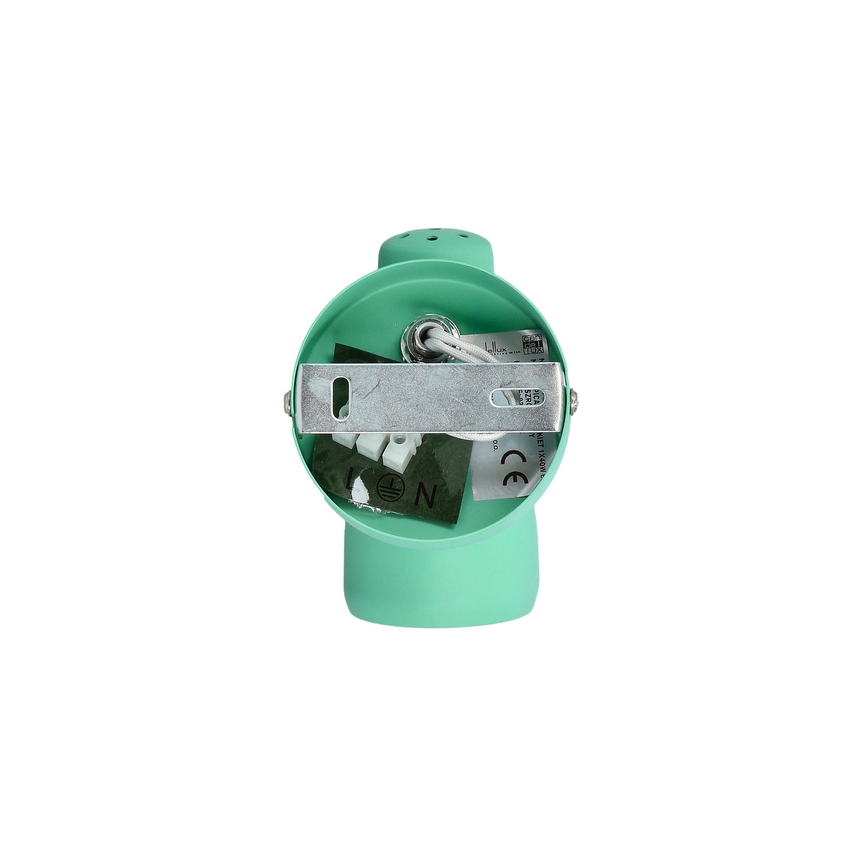 Nástěnná lampička PICARDO 1xE14/40W/230V tyrkysová