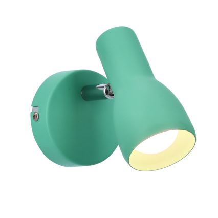 Nástěnná lampička PICARDO 1xE14/40W/230V tyrkysová