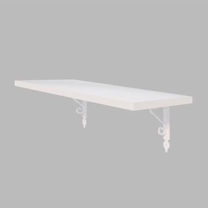 Nástěnná police RETRO 14x60 cm bílá