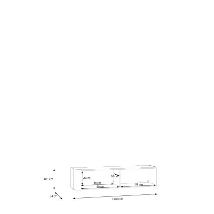 Nástěnná skříňka INAR béžová