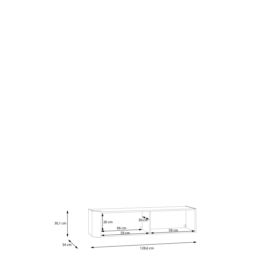 Nástěnná skříňka INAR béžová