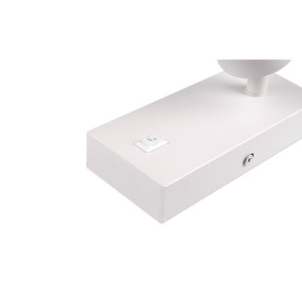 Nástěnné bodové svítidlo 1xGU10/35W/230V bílá