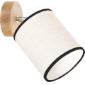 Nástěnné bodové svítidlo BOHO 1xE27/25W/230V dub
