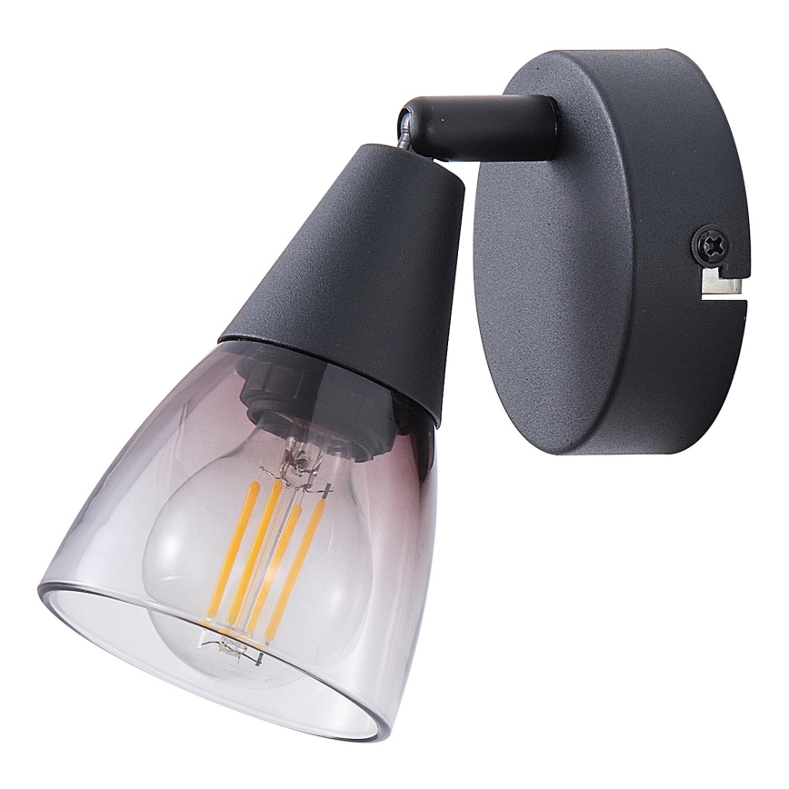 Nástěnné bodové svítidlo CLASSY 1xE14/7W/230V kouřová