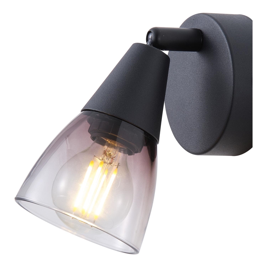 Nástěnné bodové svítidlo CLASSY 1xE14/7W/230V kouřová
