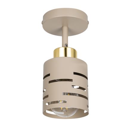 Nástěnné bodové svítidlo ELEN 1xE27/35W/230V béžová/zlatá