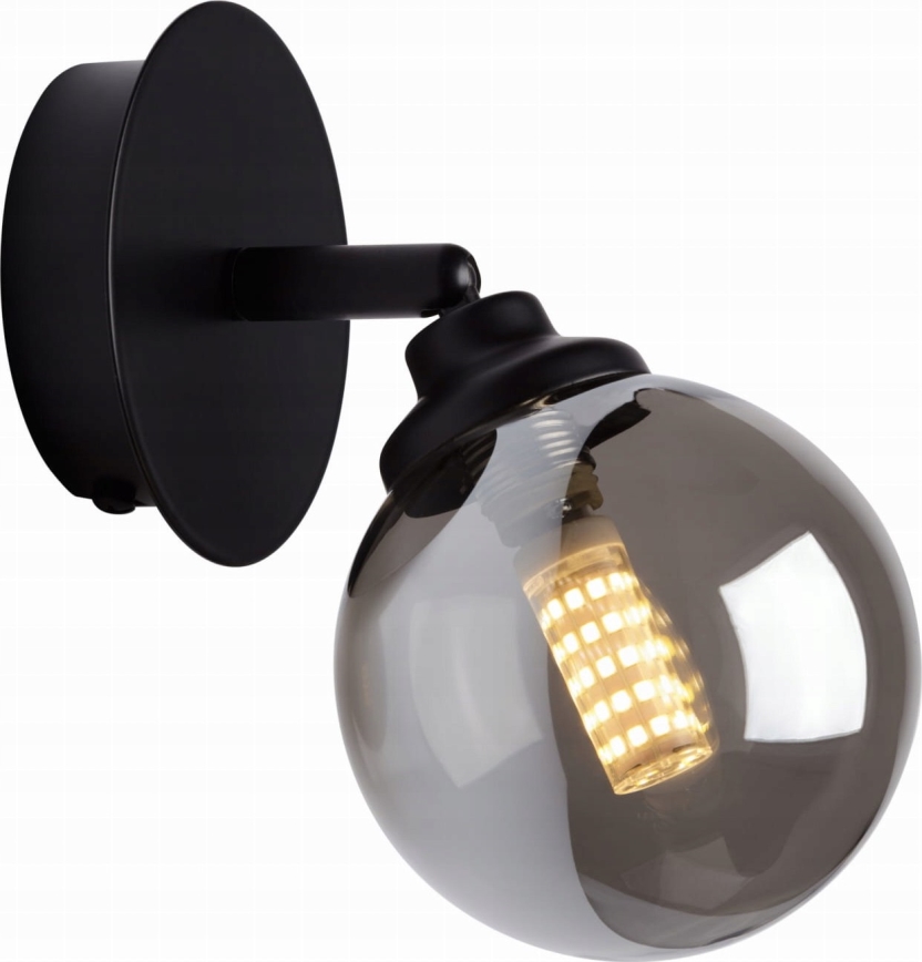 Nástěnné bodové svítidlo IMAGINE 1xG9/40W/230V černá/kouřová