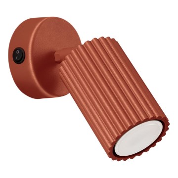 Nástěnné bodové svítidlo KARBON 1xGU10/10W/230V oranžová