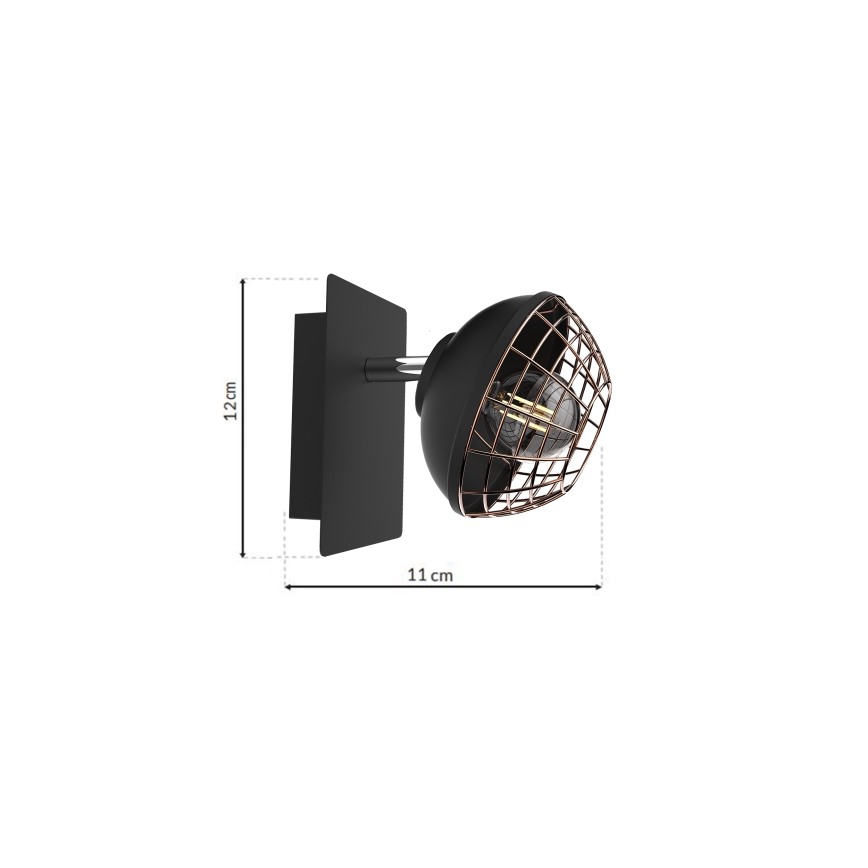 Nástěnné bodové svítidlo LOGAN 1xE14/40W/230V