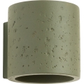 Nástěnné bodové svítidlo ORBIS 1xG9/8W/230V beton/zelená