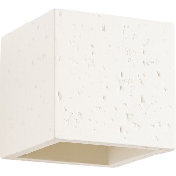 Nástěnné bodové svítidlo QUAD 1xG9/8W/230V beton/krémová