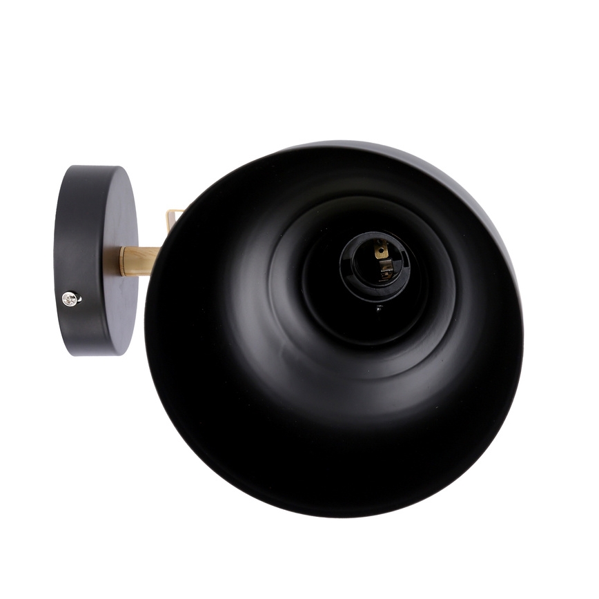 Nástěnné bodové svítidlo RENO 1xE27/40W/230V černá