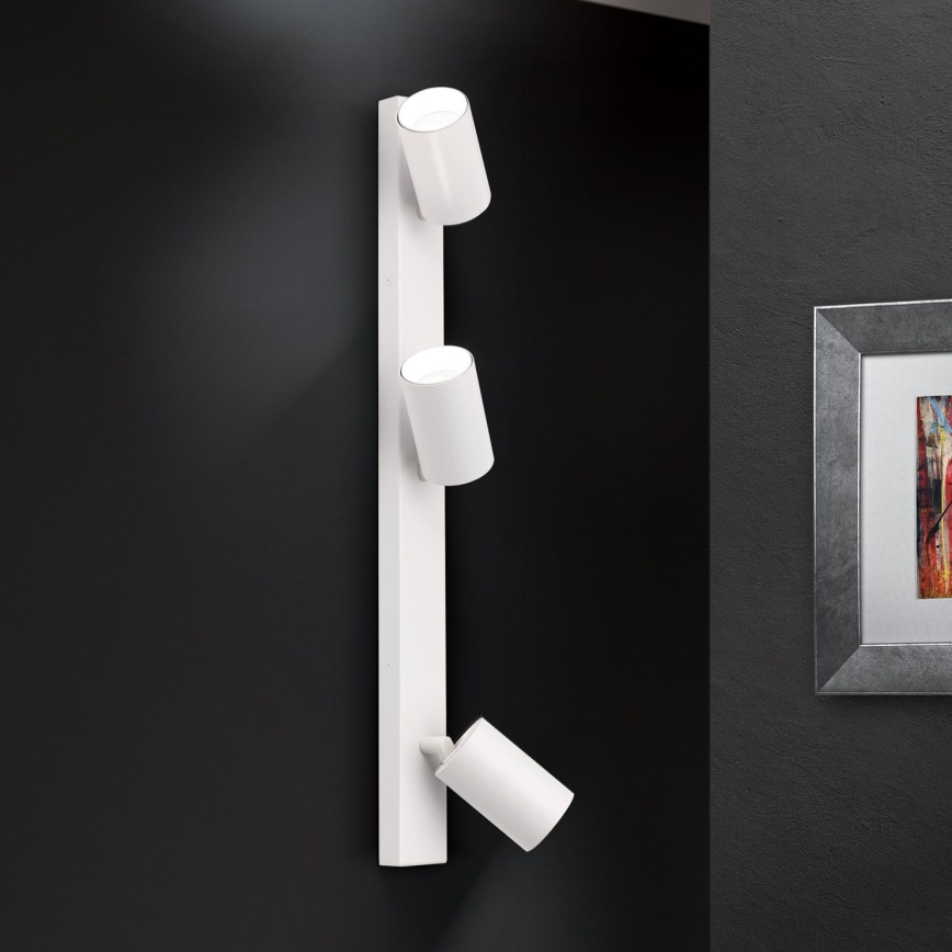 Nástěnné bodové svítidlo SEAN 3xGU10/13W/230V bílá