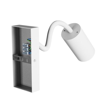 Nástěnné bodové svítidlo SQUALLA VARIOSA 1xGU10/10W/230V bílá