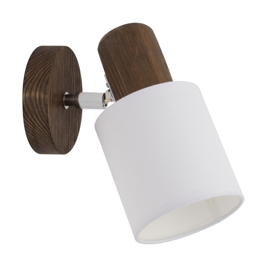 Nástěnné bodové svítidlo TRENDY 1xE27/15W/230V borovice