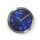 Nástěnné hodiny 1xAA/1,5V nerez 30 cm modrá