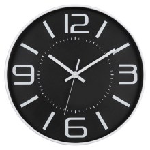 Nástěnné hodiny 1xAA 29 cm černá