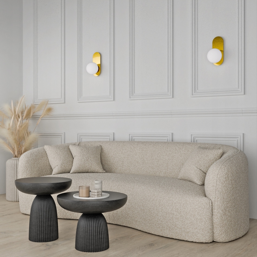 Nástěnné svítidlo 1xE27/40W/230V zlatá/bílá