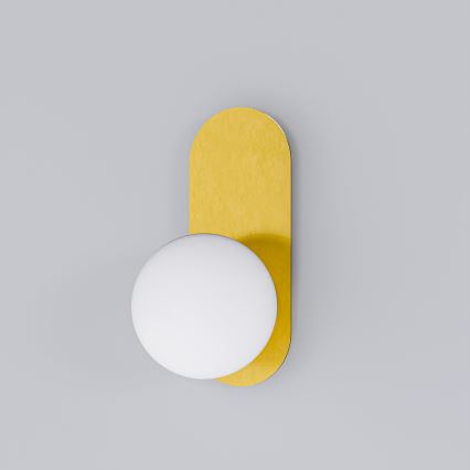 Nástěnné svítidlo 1xE27/40W/230V zlatá/bílá