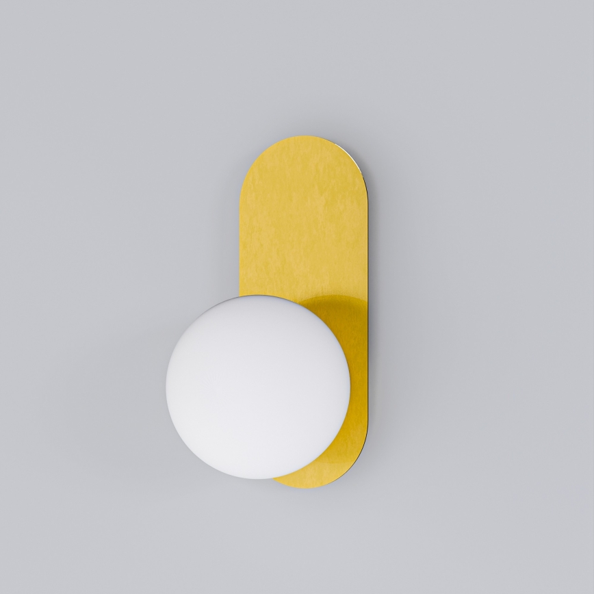 Nástěnné svítidlo 1xE27/40W/230V zlatá/bílá