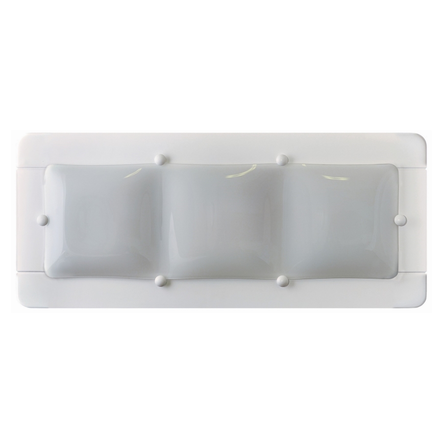 Nástěnné svítidlo 3xE27/20W/230V bílá/buk