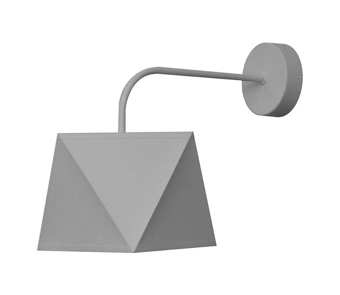 Helam Nástěnné svítidlo ADAMANT 1xE27/60W/230V šedá HE0482