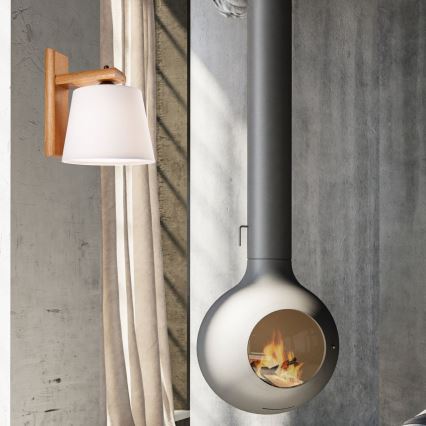 Nástěnné svítidlo AIDA 1xE27/60W/230V dub