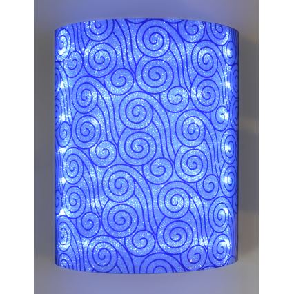 Stropní svítidlo ALEDO 4xG4/20W/230V/12V + LED fialová